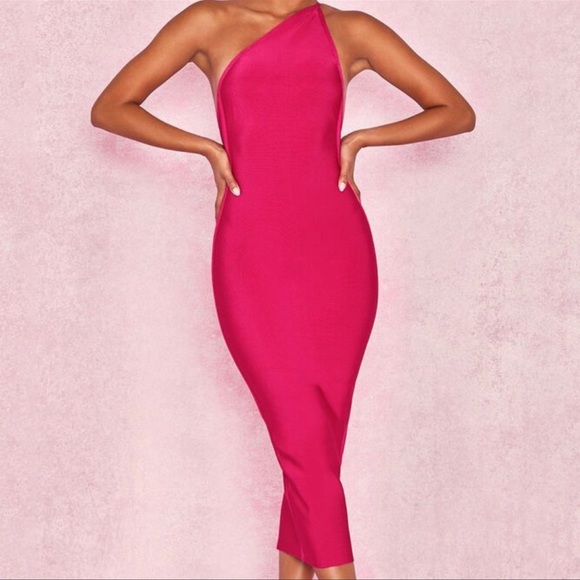 House of CB Dresses House Of Cb Sasha Hot Pink Bandage Dress Poshmark